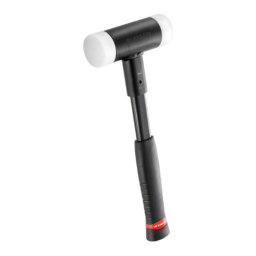 Massette 60mm sans rebond à embouts interchangeables - FACOM 212A.60