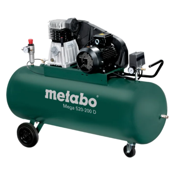 Compresseur 230V 200L Mega 520-200 D - METABO 601541000