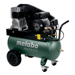 Compresseur 230V 50L Mega 350-50 W - METABO 601589000