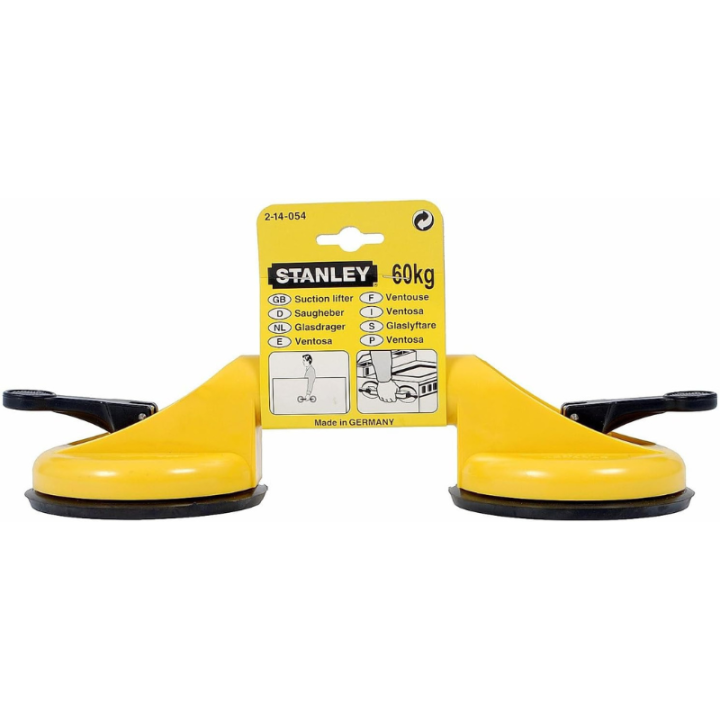 Ventouse double têtes 120mm (60kg) - STANLEY 2-14-054