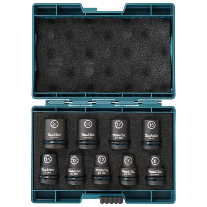 Coffret de 9 douilles IMPACT BLACK - MAKITA E-16570