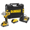 Boulonneuse à chocs 18V Powerstack 812Nm 1/2" (2x5,0 Ah) en TSTAK - DEWALT DCF891H2T