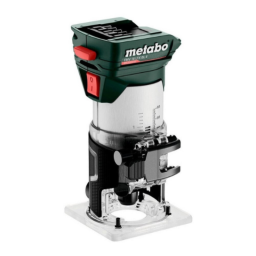 Affleureuse 18V METABO