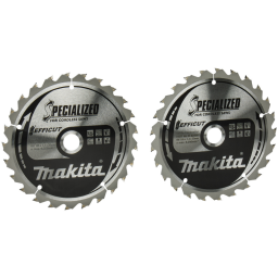 Lot de 2 lames de scie circulaire SPECIALIZED EFFICUT Ø165mm - MAKITA B-62985-2