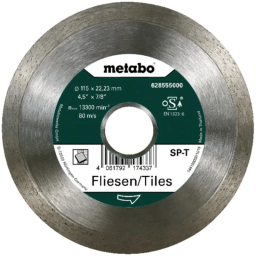 Disque de tronçonnage diamantée SP - T 115x22,23 mm - METABO 628555000