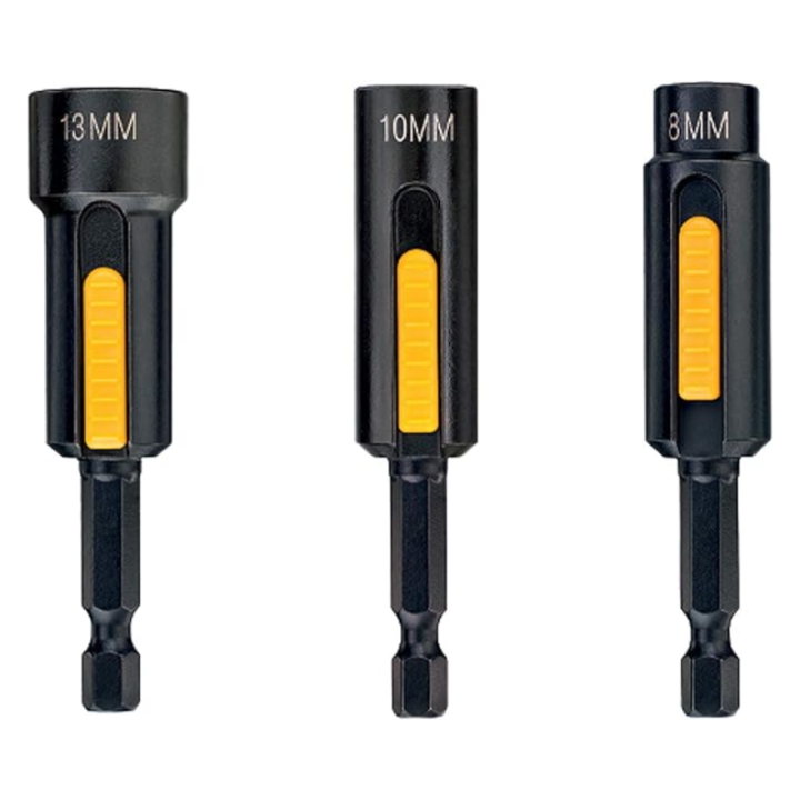 Set de 3 douilles aimantées et nettoyables Extreme Impact - DEWALT DT7460-QZ