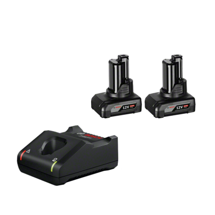Pack énergie 12V (2x6.0Ah + chargeur GAL 12V-40) - BOSCH 1600A01B20