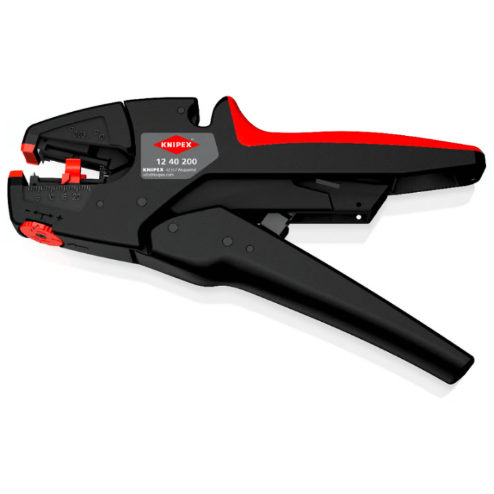 Pince à dénuder EvoStrip auto-ajustable 0,03 à 10 mm² - KNIPEX 12 40 200
