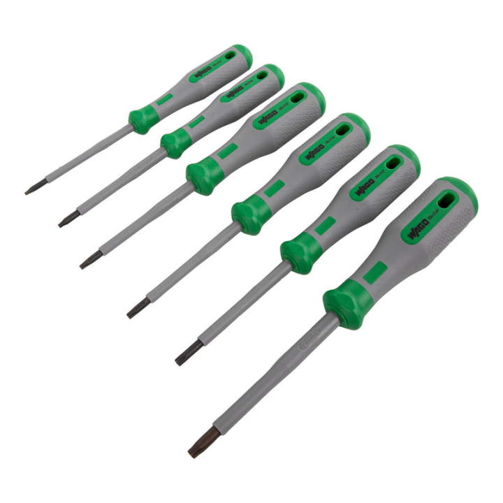 Set de 6 tournevis isolés 1000V - WAGO 206-2102