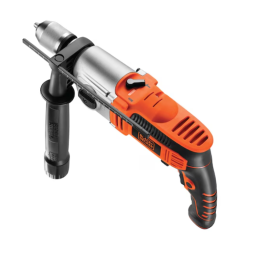 Perceuse à percussion filaire 1 100 W – 74 Nm - BLACK+DECKER - KR1102K-QS