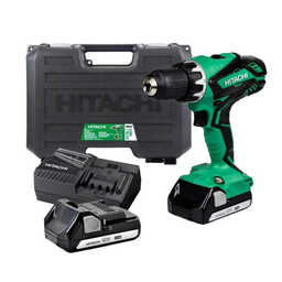 Perceuse visseuse 18V (2 x 1,5Ah) en coffret - Hikoki DS18DJL/WC