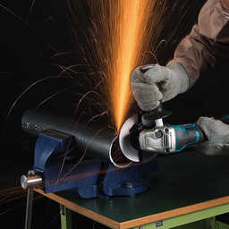 Meuleuse d'angle Ø125 mm 18V Li-Ion (2x 5,0Ah) dans coffret Makpac - MAKITA DGA508RTJ