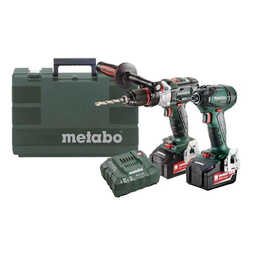 Pack perceuse à percussion et visseuse à chocs (2x4.0Ah) dans coffret - METABO 685058580