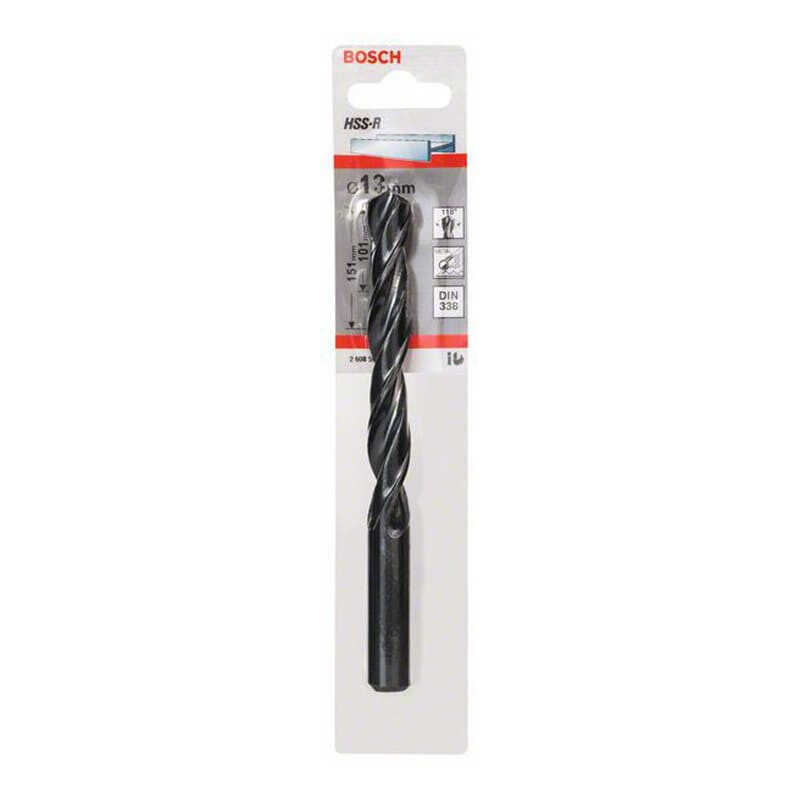 Foret Métal Bosch HSS-G Ø13mm - Longueur 101mm - Pointe 135° - Perçage Précis Et Rapide