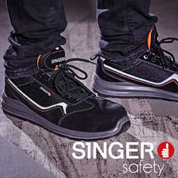 Chaussures de sécurité basses cuir S1P SRC - SINGER GENES