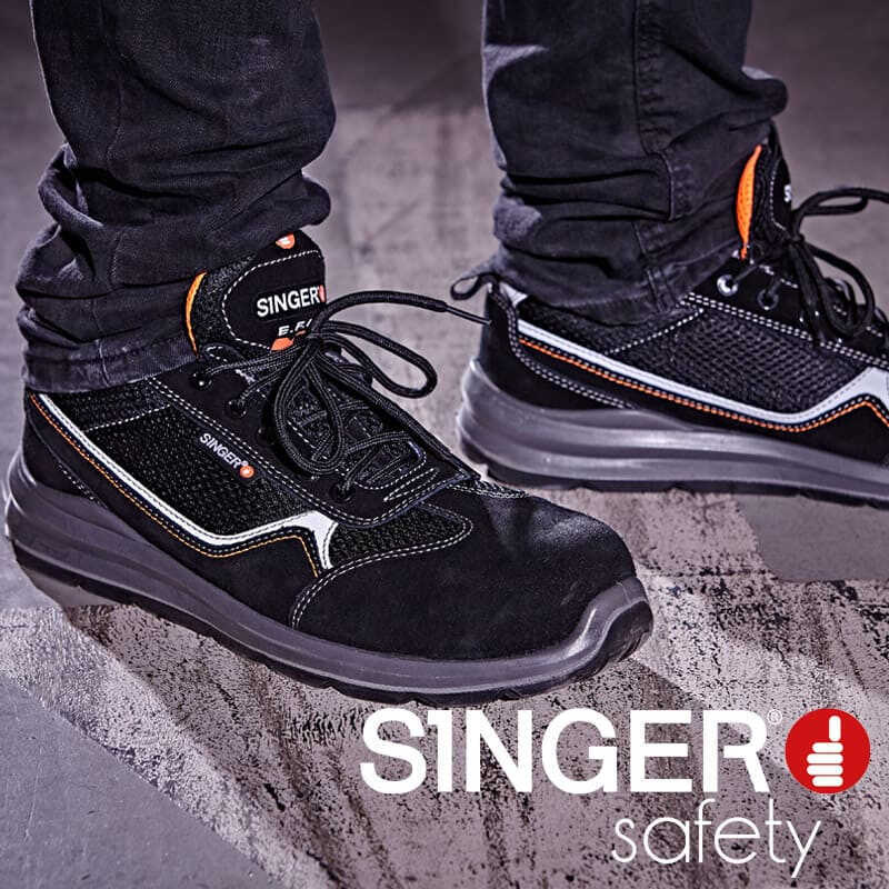 Coverguard Chaussures De Sécurité Basses Lead S1P SRC - Cuir Léger Et Confortable