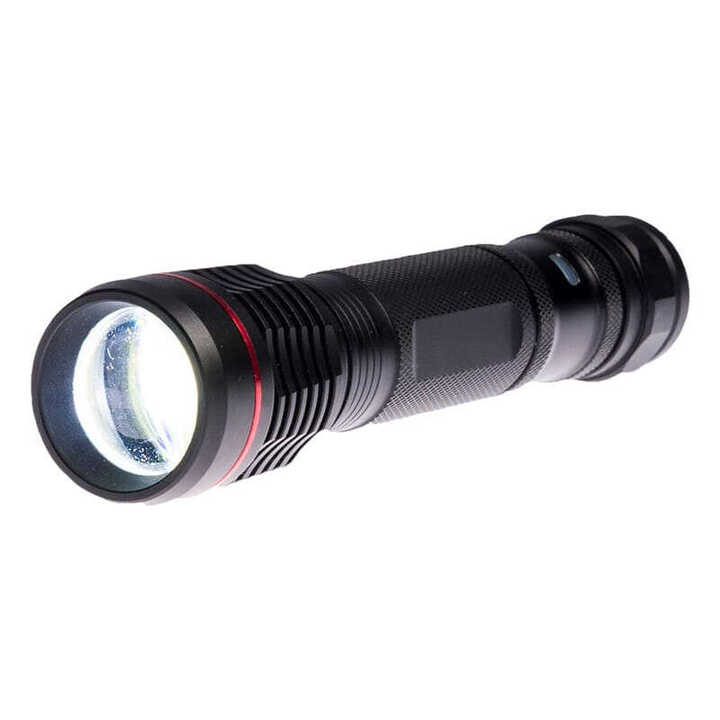 Lampe torche USB rechargeable Noir - PORTWEST PA75BKR