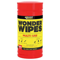 Tube de 100 lingettes rouges - Everbuild Wipe80