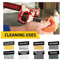 Tube de 100 lingettes rouges - Everbuild Wipe80