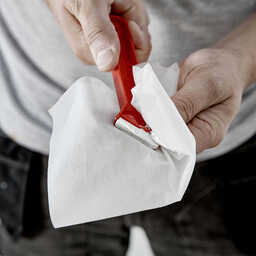 Tube de 100 lingettes rouges - Everbuild Wipe80